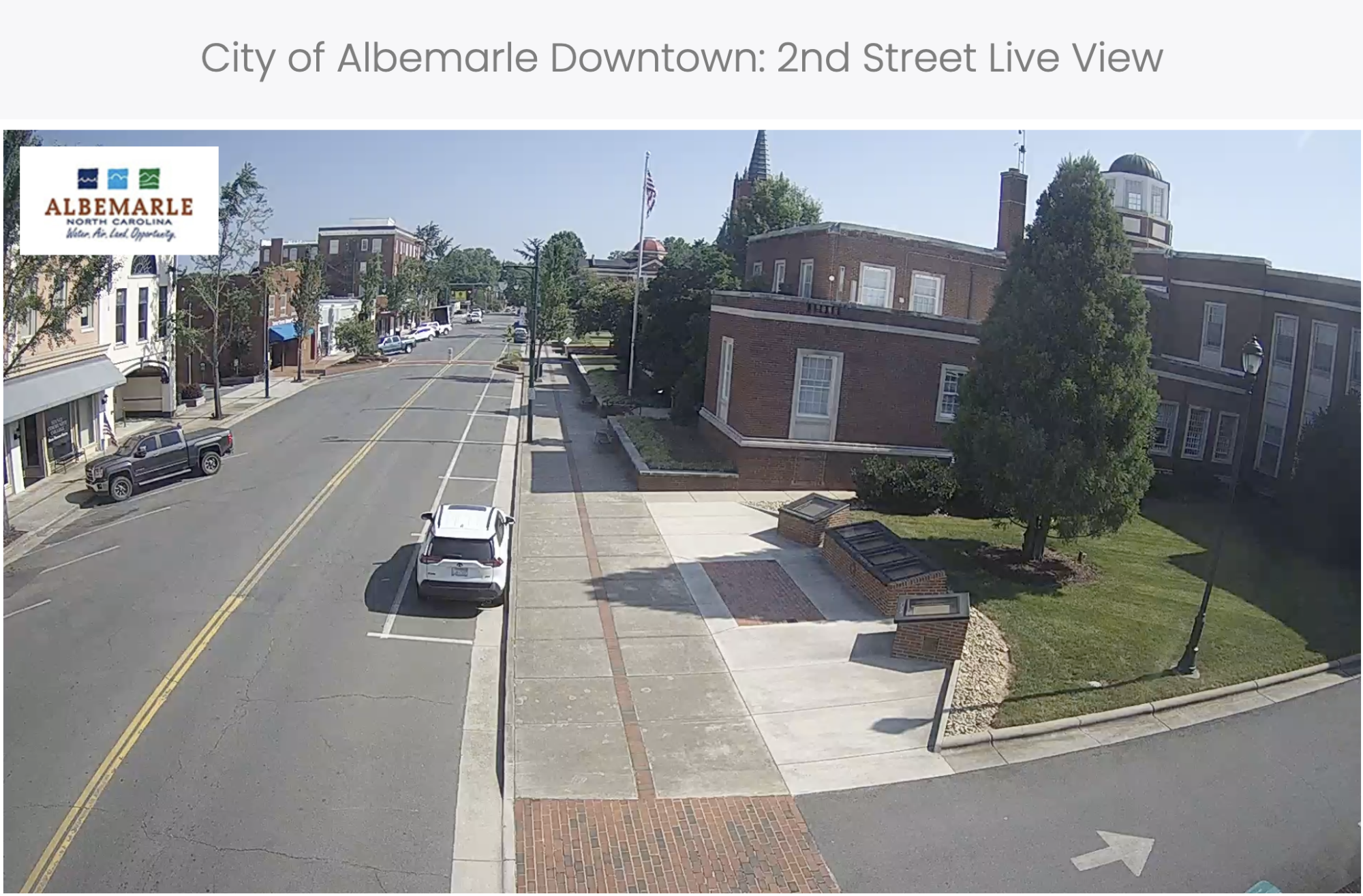 Camera Shows Charters Of Freedom on Second Street